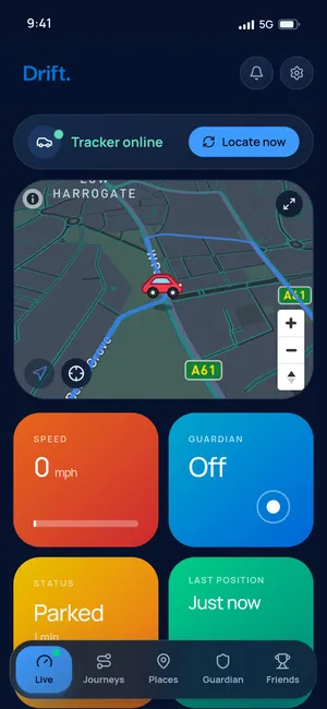The Drift live map